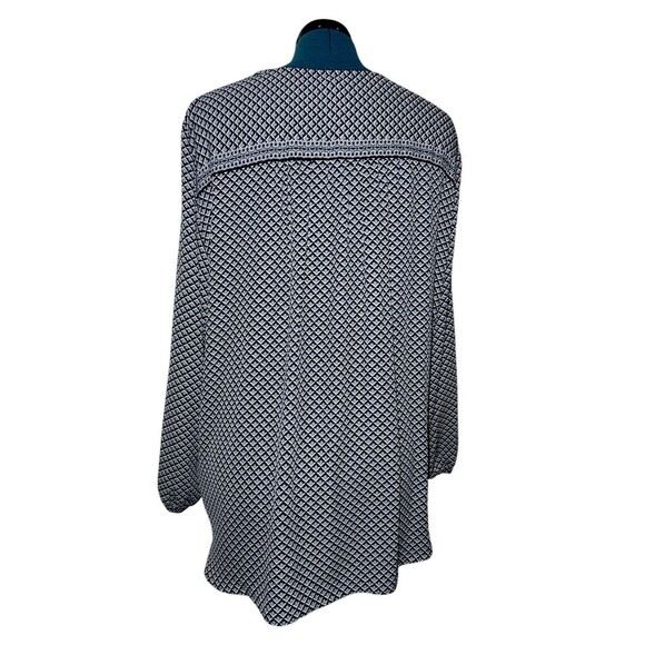 Max Studio Blouse Faux Wrap Top Womens Plus 2x New Boho Office Career Neutral - Picture 6 of 6